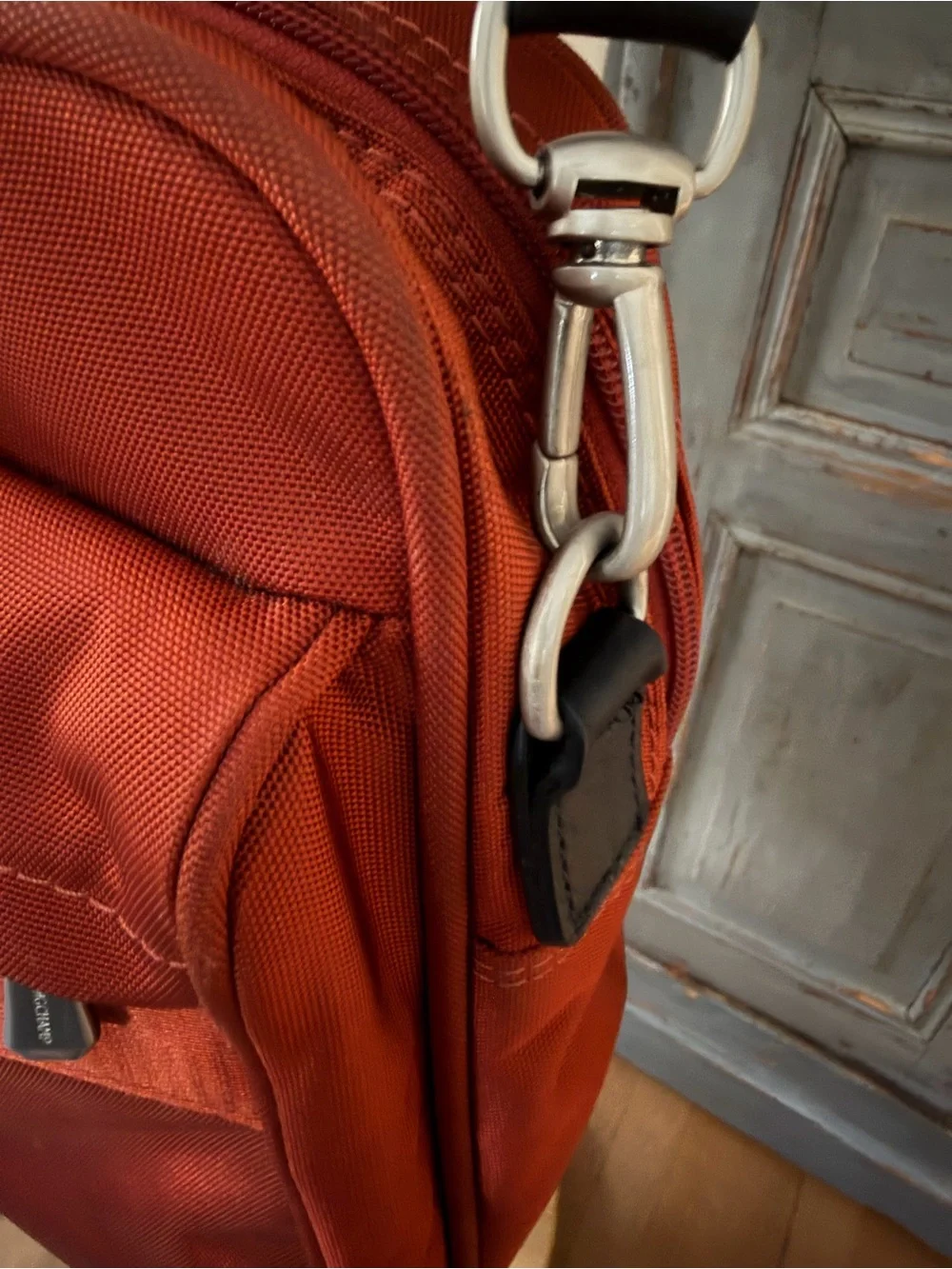 Longchamp Burnt Orange Travel Briefcase Bag